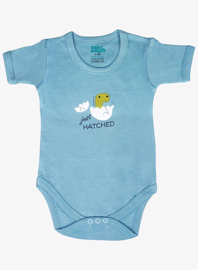 بابيز_بيسك طقم 5 قطع - مريلة، رومبر، قفازات، قبعة، وبدلة نوم - Image 3